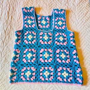 Vintage Handmade Crochet Top